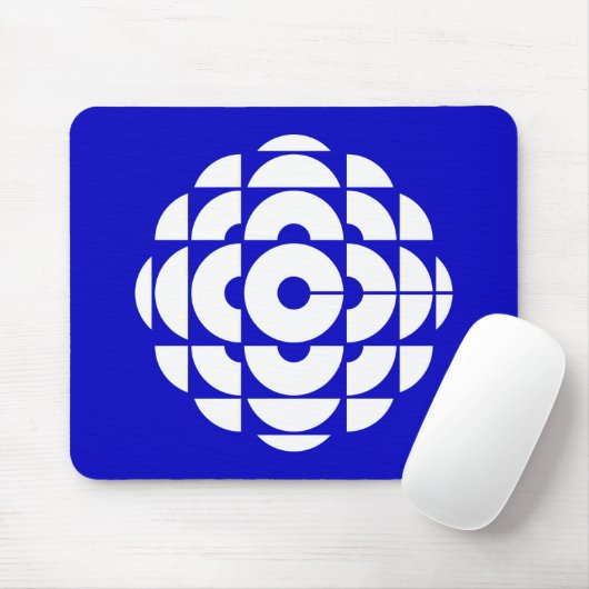 CBC 1986 Logo Blue Poster Mousepad (Mit Mouse)
