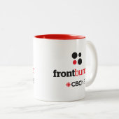 CBC Front Burner Zweifarbige Tasse (VorderseiteRechts)