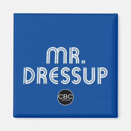 CBC Herr Dressup Title Graphic Magnet (Vorne)