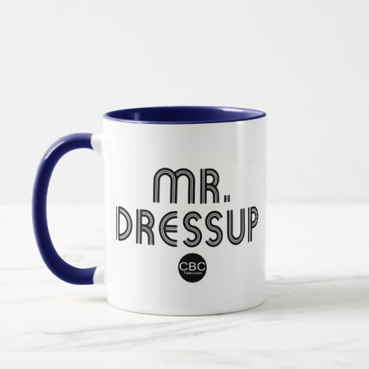 CBC Herr Dressup Title Graphic Tasse (Links)