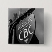 CBC Jarvis Street Sign (1940er) Button (Vorderseite)