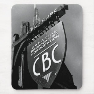CBC Jarvis Street Sign (1940er) Mousepad