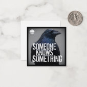 CBC Jemand weiß etwas Mitteilungskarte (Vorderseite/Rückseite Beispiel)