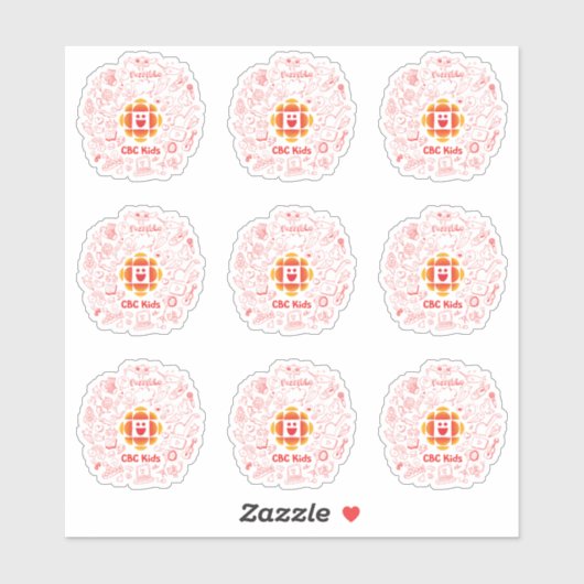 CBC Kids Doodle Stickers Aufkleber (Blatt)