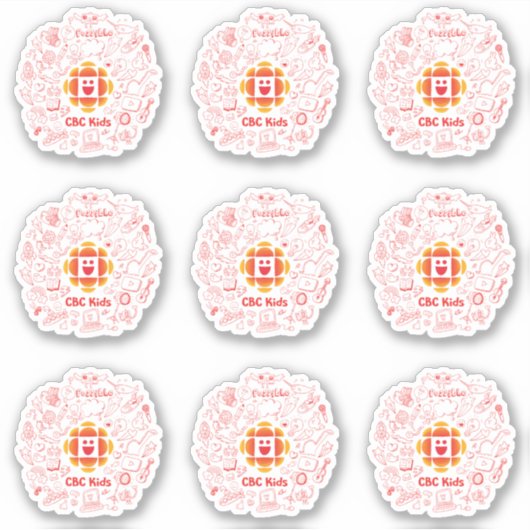 CBC Kids Doodle Stickers Aufkleber (Vorderseite)