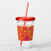 CBC Kids Pattern Acryltrinkbecher (Rückseite)