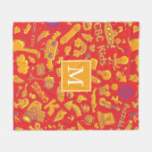 CBC Kids Pattern Monogram Fleece Blanket (Vorderseite (Horizontal))