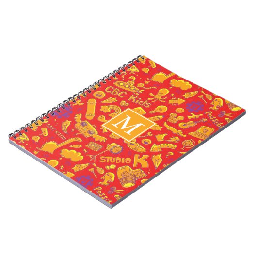 CBC Kids Pattern Monogram Notebook Notizblock (Linke Seite)
