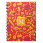 CBC Kids Pattern Monogram Notebook Notizblock (Vorderseite)