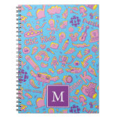 CBC Kids Pattern Monogram Notebook Notizblock (Vorderseite)