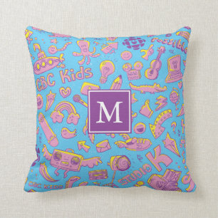 CBC Kids Pattern Monogram Pillow Kissen