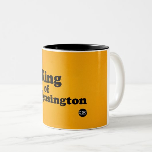 CBC King of Kensington Zweifarbige Tasse (VorderseiteRechts)