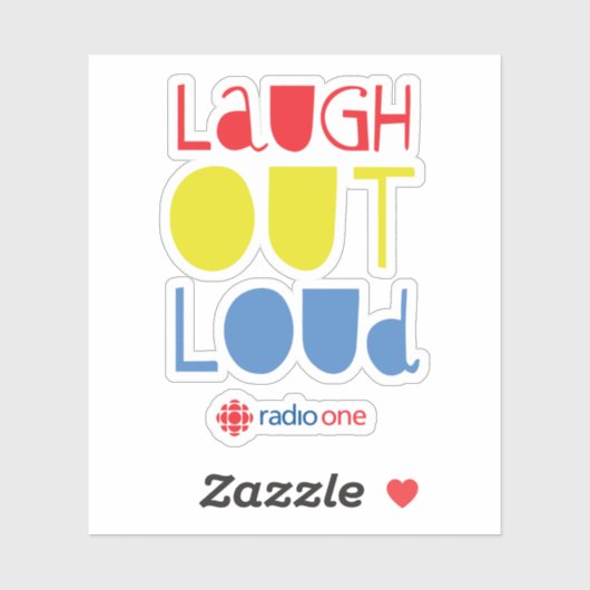 CBC Laugh Out Loud Aufkleber (Blatt)