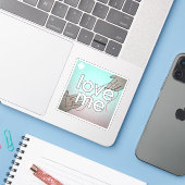 CBC-Liebe Aufkleber (Laptop mit iPhone)