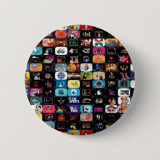 CBC-Logos und Grafik-Round-Button Button (Vorderseite)