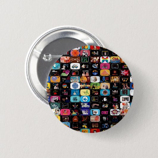 CBC-Logos und Grafik-Round-Button Button (Vorne & Hinten)
