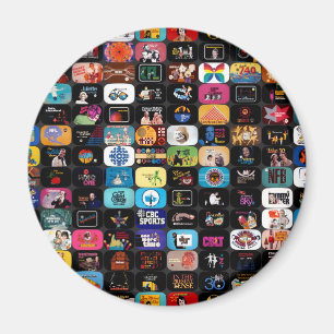 CBC-Logos und Grafik-Round-Magnet Magnet