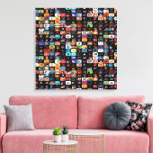 CBC-Logos und -Grafiken Leinwanddruck (Insitu (Wohnzimmer))