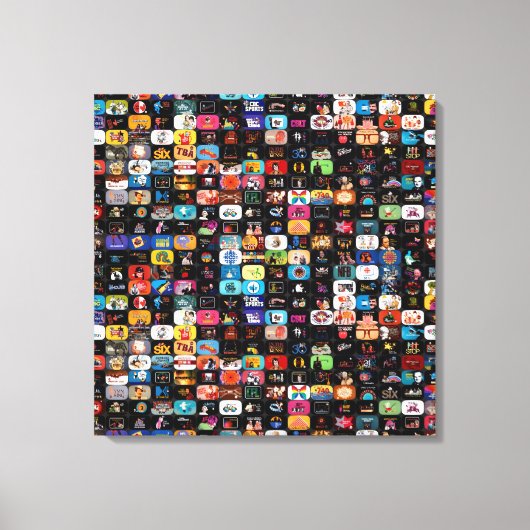 CBC-Logos und -Grafiken Leinwanddruck (Vorderseite)