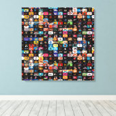 CBC-Logos und -Grafiken Leinwanddruck (Insitu (Holzboden))