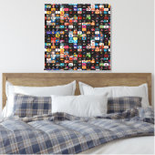 CBC-Logos und -Grafiken Leinwanddruck (Insitu (Schlafzimmer))