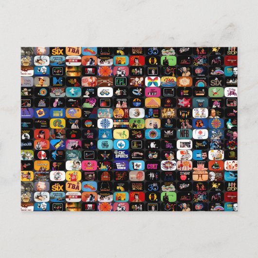 CBC-Logos und -Grafiken Postkarte (Vorderseite)