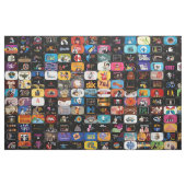CBC-Logos und -Grafiken Stoff (Fat Quarter (45,7 x 55,9 cm))