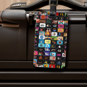 CBC-Logos und Grafikplakat Gepäckanhänger