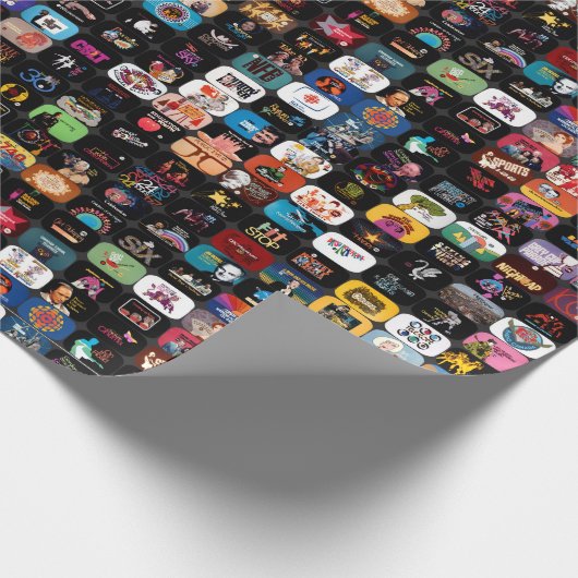 CBC-Logos und Grafikplakat Geschenkpapier (Ecke)