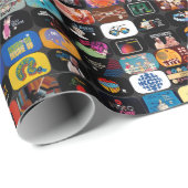 CBC-Logos und Grafikplakat Geschenkpapier (Rolleneckpunkt)