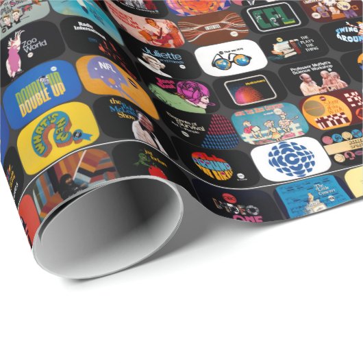 CBC-Logos und Grafikplakat Geschenkpapier (Rolleneckpunkt)