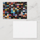 CBC-Logos und Grafikplakat Mitteilungskarte (Vorne/Hinten)