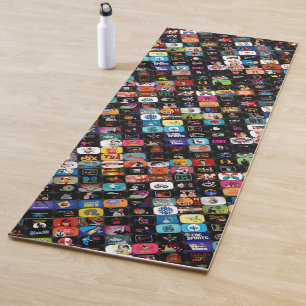 CBC-Logos und Grafikplakat Yogamatte