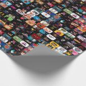CBC-Logos und Grafikposter Geschenkpapier (Ecke)