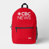 CBC News Bedruckter Rucksack (Vorderseite)