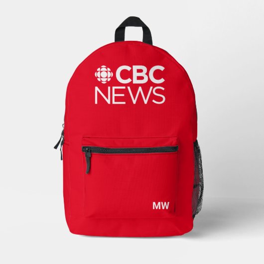 CBC News Bedruckter Rucksack (Vorderseite)
