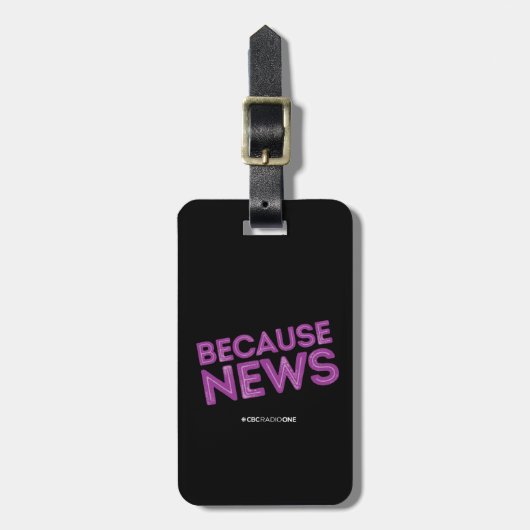 CBC: News Gepäckanhänger (Vorderseite vertikal)