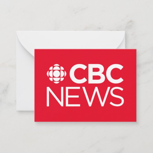 CBC News Mitteilungskarte (Vorderseite)