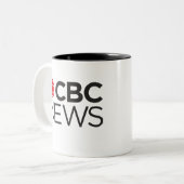 CBC News Zweifarbige Tasse (Vorderseite Links)