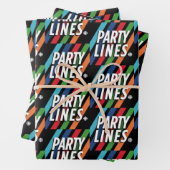 CBC Party Lines Geschenkpapier Set (Beispiel)