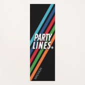 CBC Party Lines Yogamatte (Vorderseite)