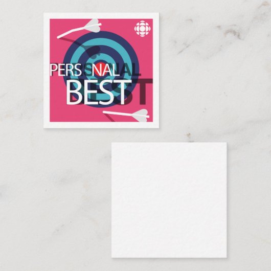 CBC Personal Best Mitteilungskarte (Vorne/Hinten)