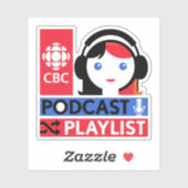 CBC Podcast Playlist Aufkleber (Blatt)