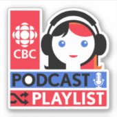 CBC Podcast Playlist Aufkleber (Vorderseite)