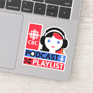 CBC Podcast Playlist Aufkleber
