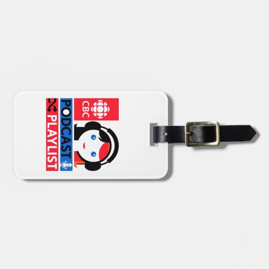 CBC Podcast Playlist Gepäckanhänger (Vorderseite horizontal)