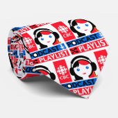 CBC Podcast Playlist Krawatte (Gerollt)