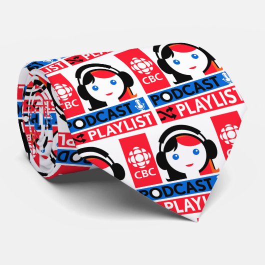 CBC Podcast Playlist Krawatte (Gerollt)