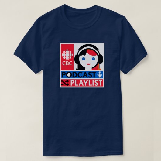 CBC Podcast Playlist T-Shirt (Design vorne)
