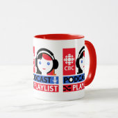 CBC Podcast Playlist Tasse (VorderseiteRechts)